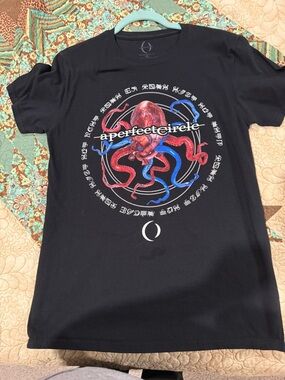 A Perfect Circle Eat the Elephant Tour t-shirt  "heart octopus" graphic.